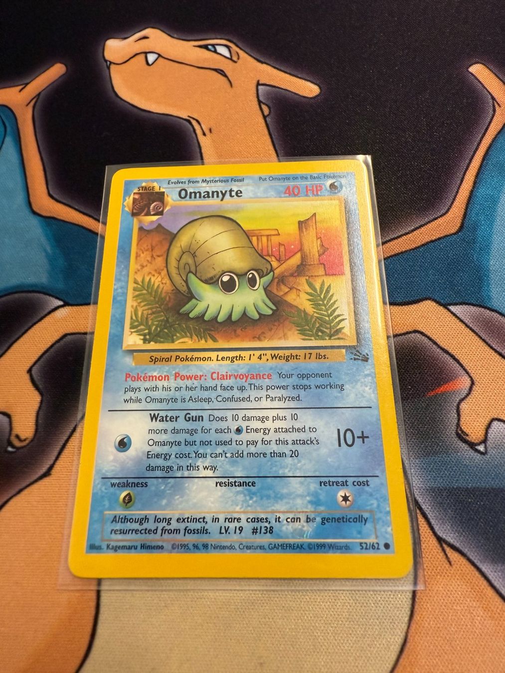 Pokémon Carte collezionabili: Omanyte (FO 52) - Fossil – Usato da Bülach venduto da Pfrenzel
