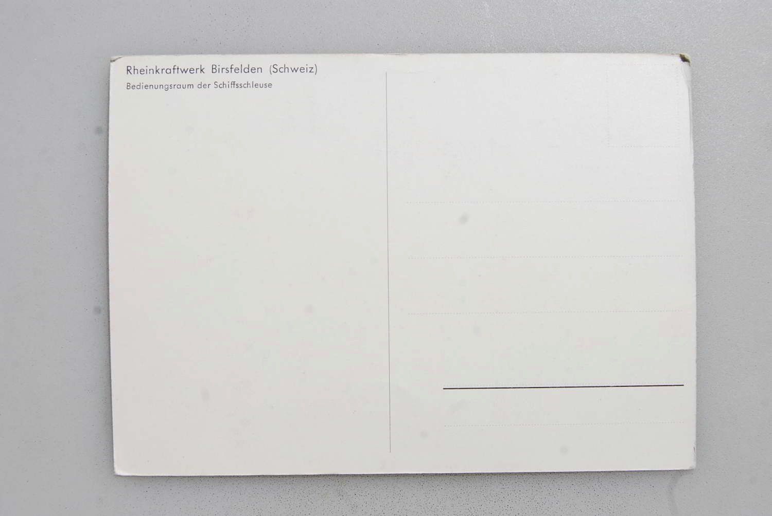 Cartoline postali: AK Birsfelden, Rheinkraftwerk – Usato da Rüfenacht BE venduto da Toro06 1