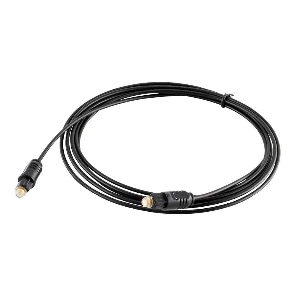 Kabel: 2 Meter Optical Audio Kabel - Toslink Glasfaser Kabel OD2.2 – Neu und originalverpackt aus Uster von -FPS- 3