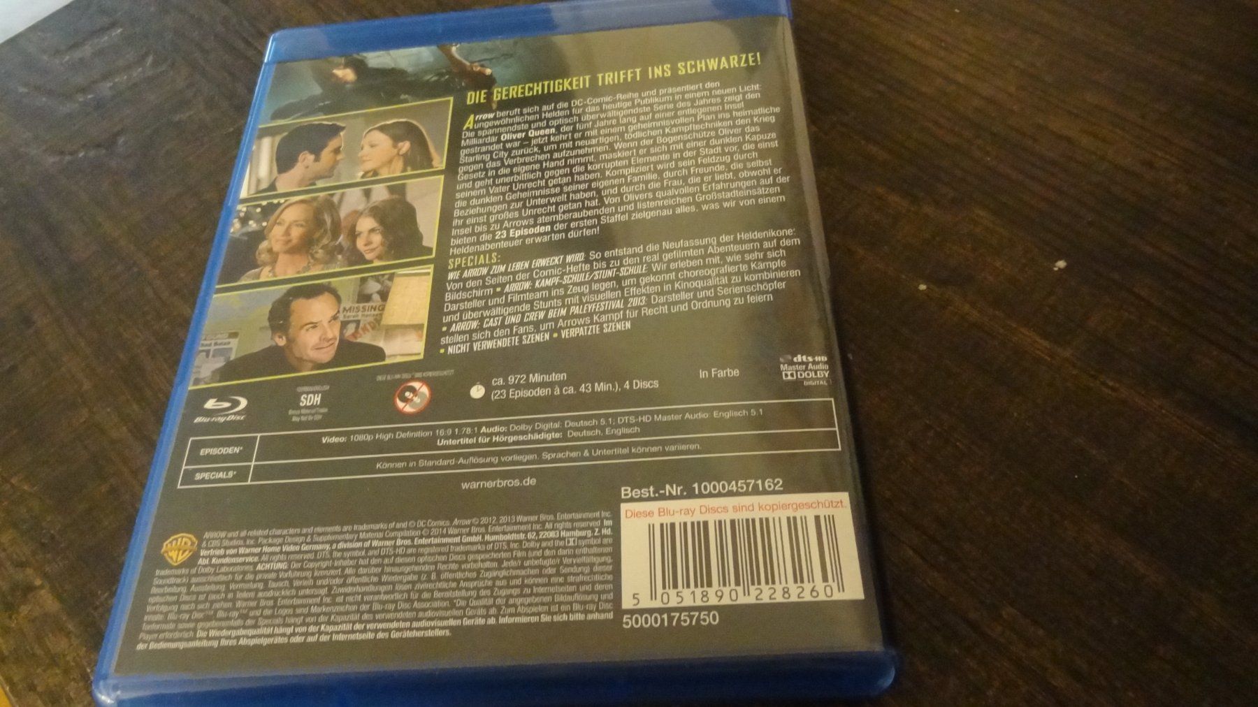 Tutti i DVDs: Arrow - Staffel 1 BLU-RAY – Usato da Olten venduto da Disc-Verkauf 1