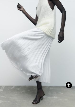 NEU - Zara Pleated Skirt / Plissee Jupe / Rock