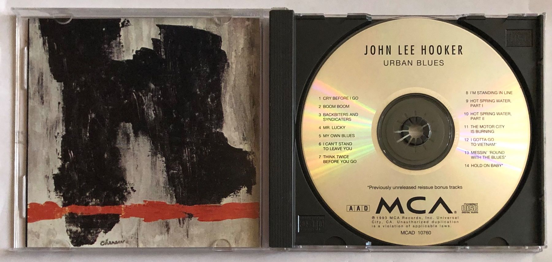 CDs: JOHN LEE HOOKER - URBAN BLUES – Gebraucht aus Poliez-Pittet von Newtown-Records 2