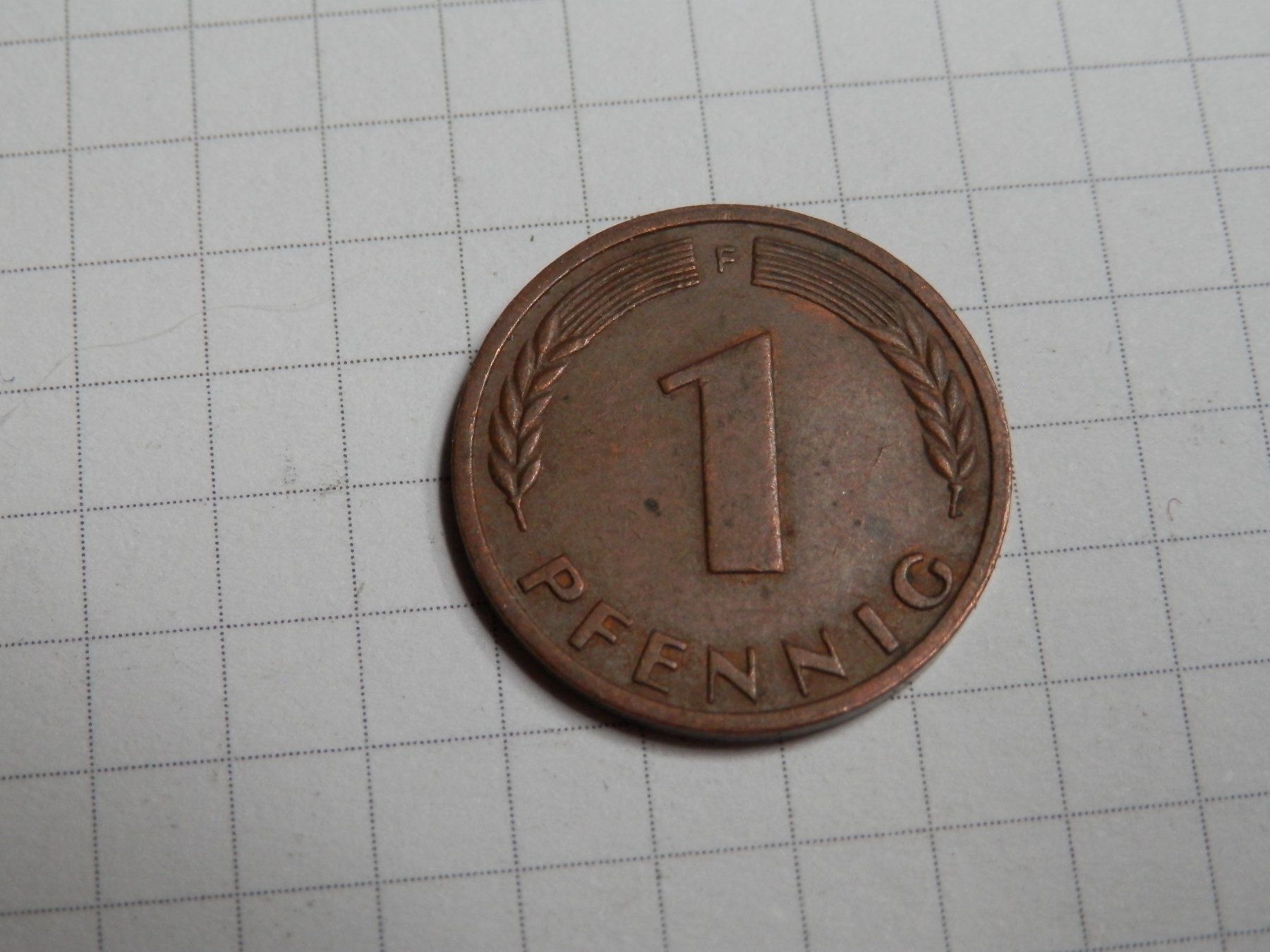 Alle Münzen: Deutschland 1 Pfennig, 1949 – Gebraucht aus Weiach von weiach81 1