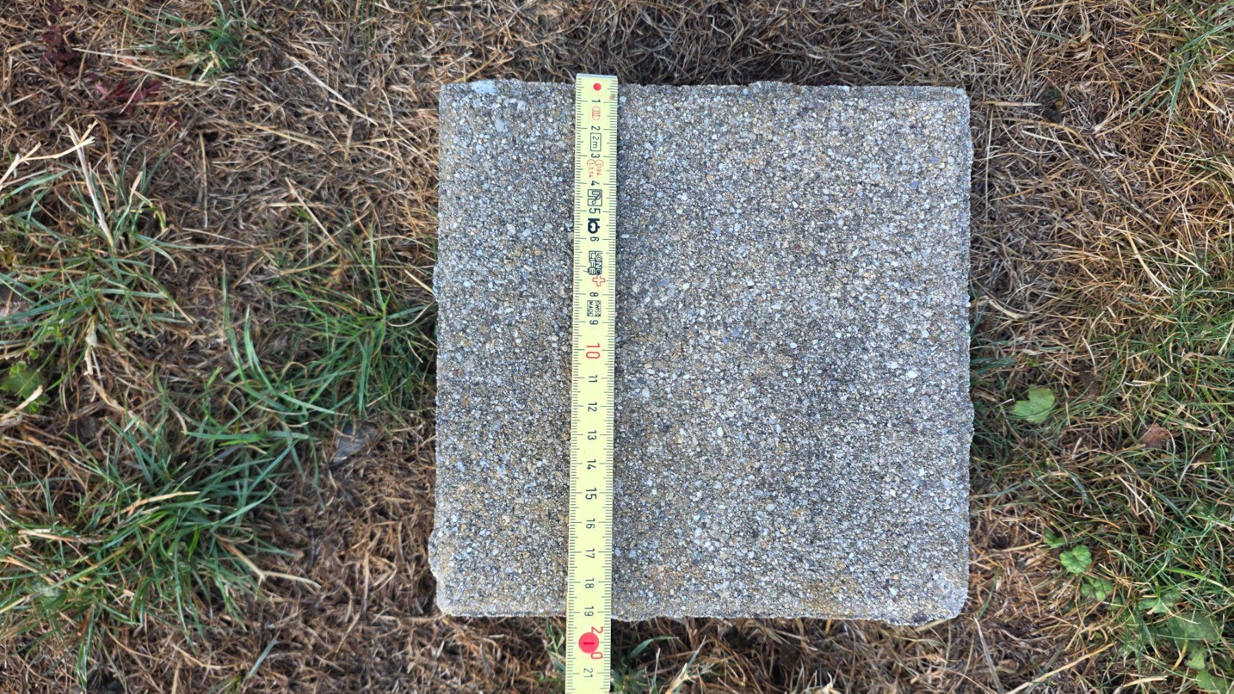 Steine & Dachziegeln: Pflasterstein grau 195x195x60mm – Gebraucht aus Schongau von 9362markus