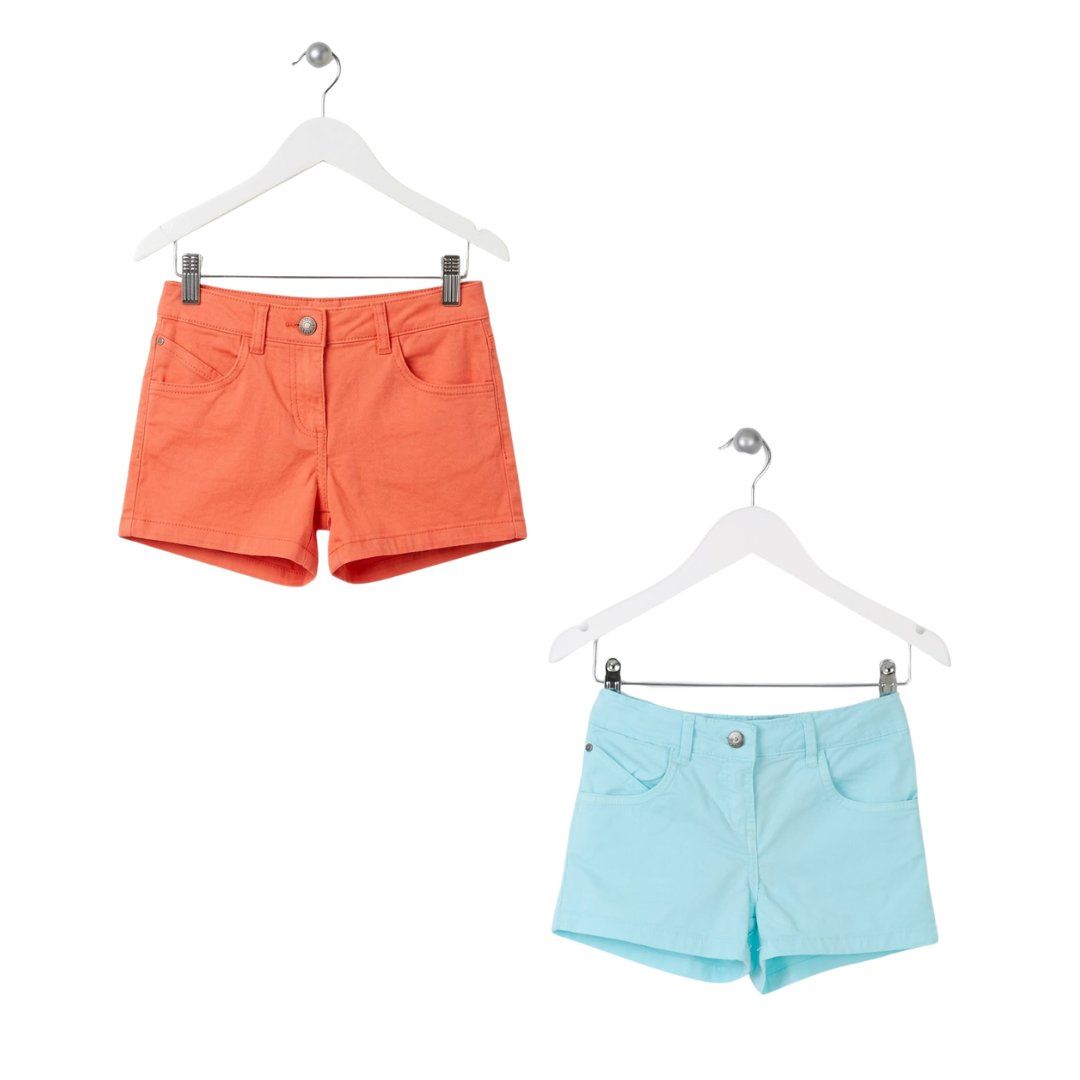 Kleiderpakete & -sets: Lot 2 shorts été fille 12 ans LOSAN – neufs avec étiquettes – Neu und originalverpackt aus Genève von BabyBabou