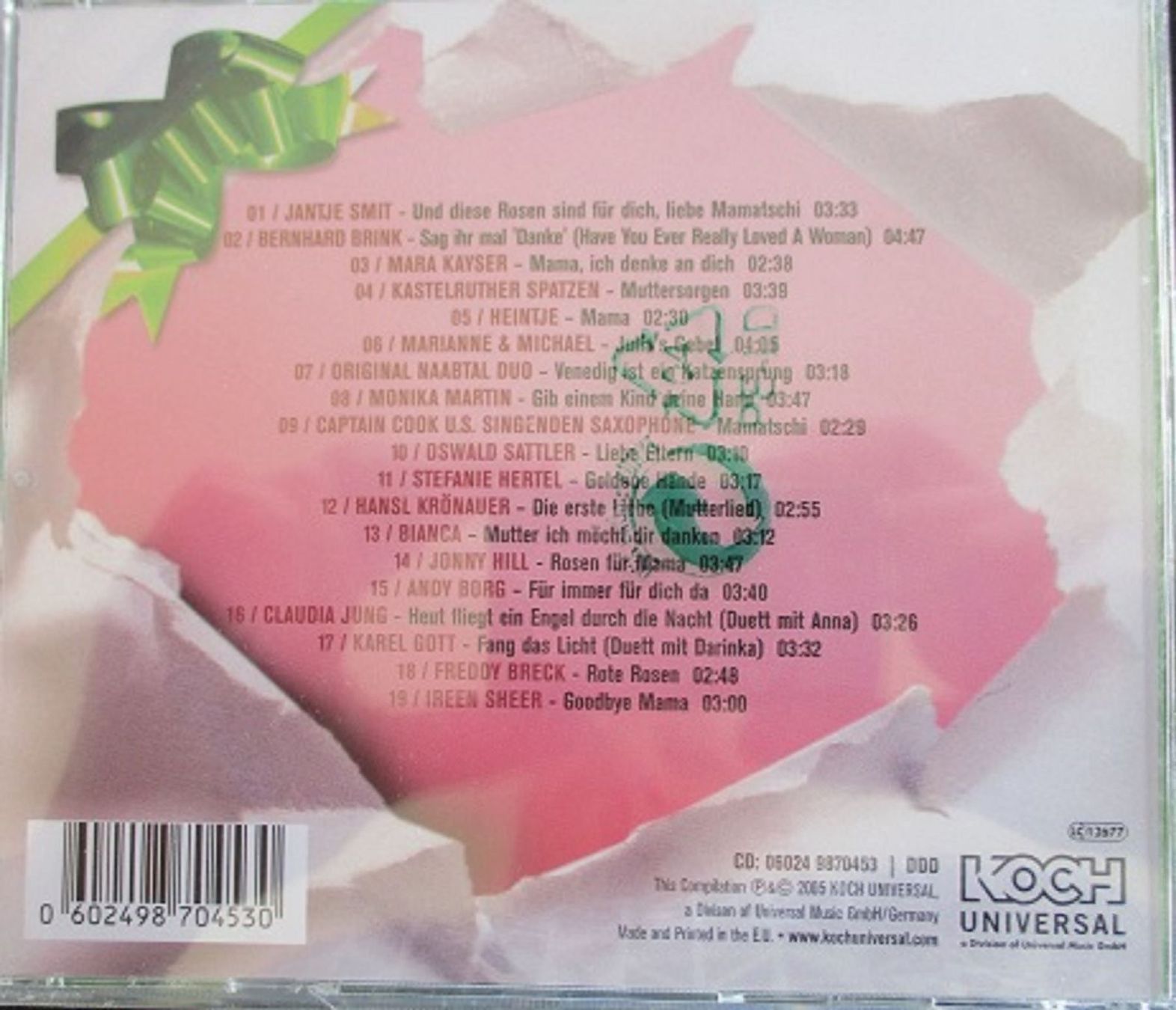 CD: Originalverpackte CD / Danke liebe Mama! – Nuovo e nell'imballaggio originale da Flumenthal venduto da novbra 1