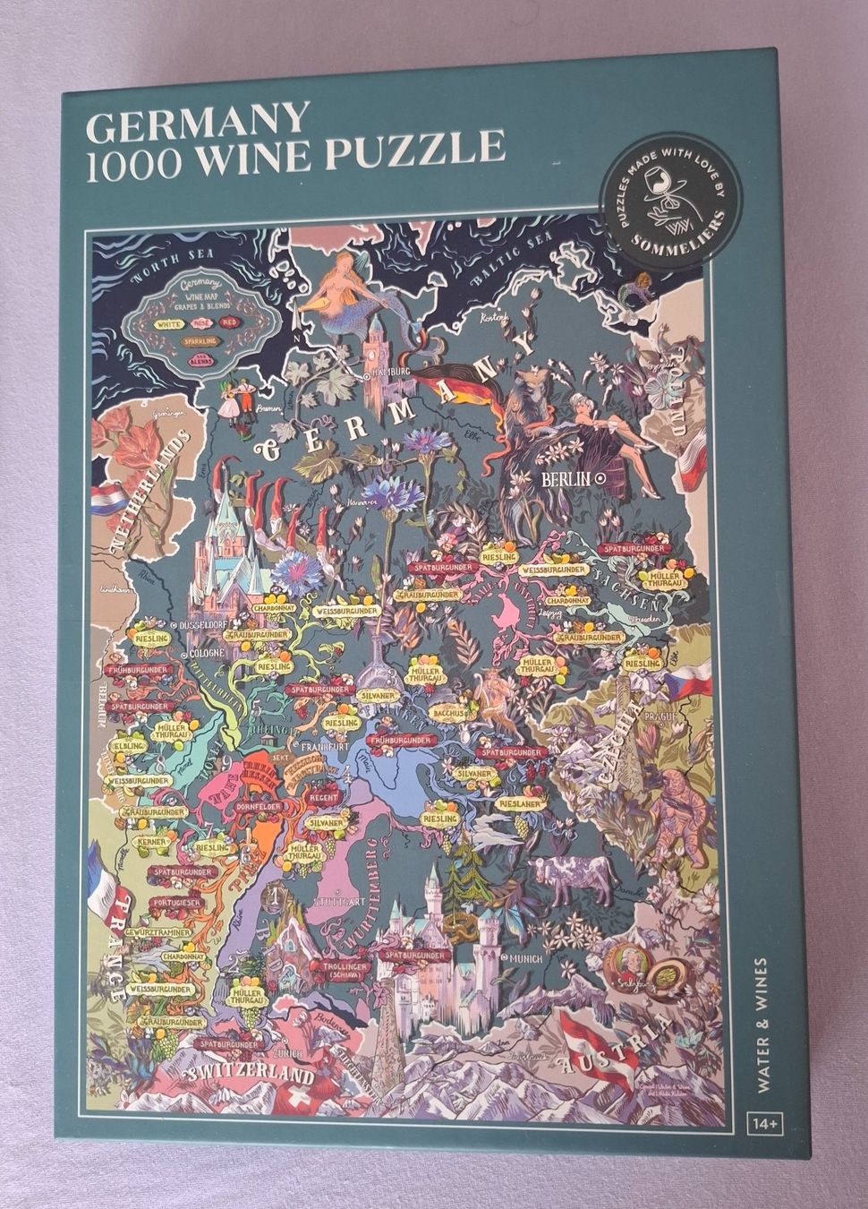 Puzzle: Germany Wine Puzzle – Usato da Hinterkappelen venduto da Schampus