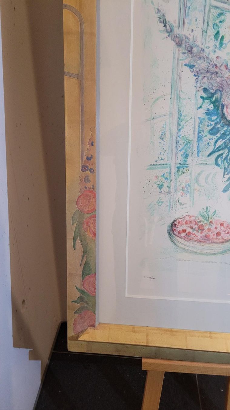 Grafica & Litografie: *** CHAGALL MARC, "Blumenfenster", Lithographie *** – Usato da Luzern venduto da Luzern1 5