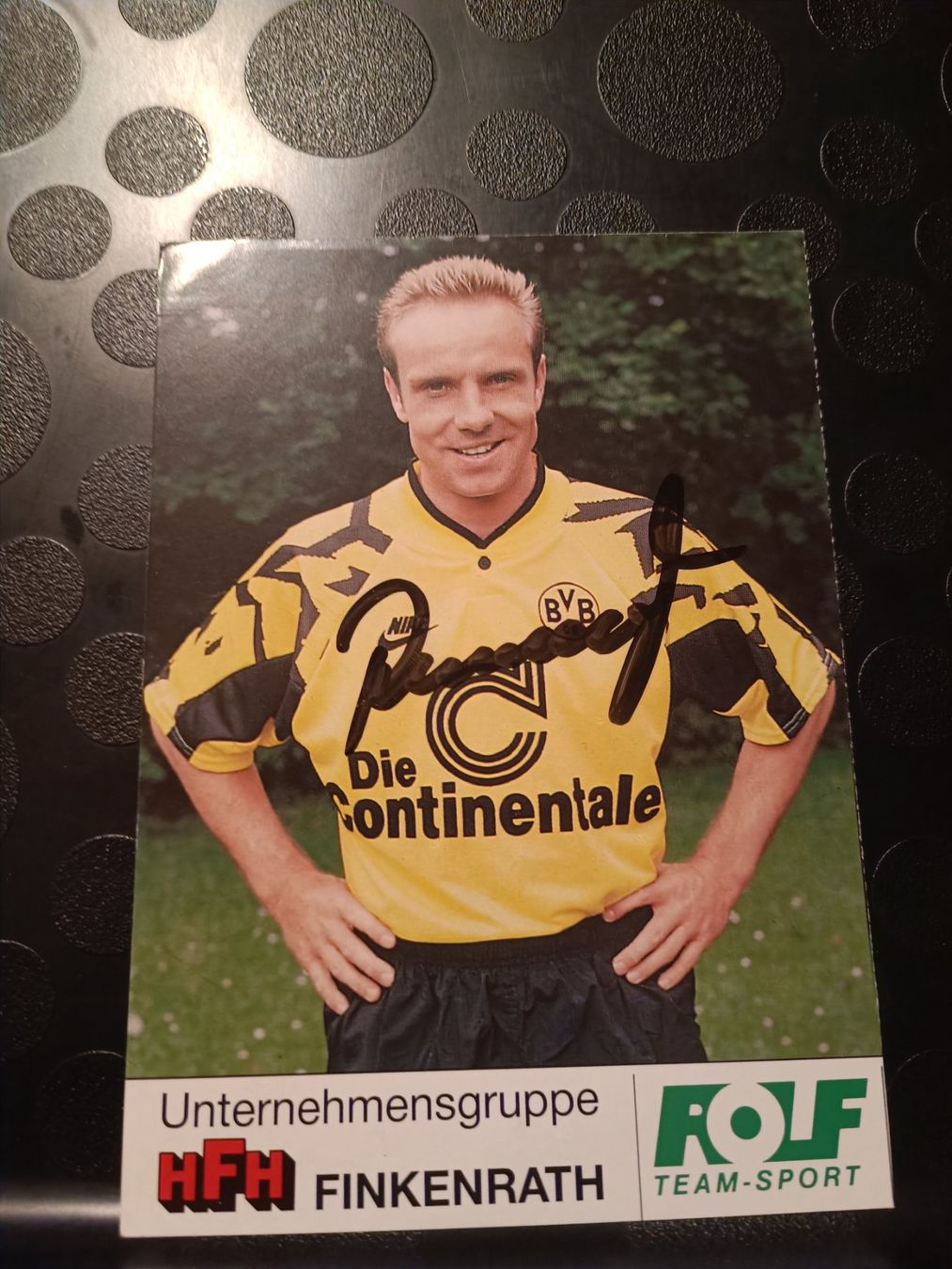 Autografi: Michael Rummenigge - BVB - Borussia Dortmund - Handsigniert – Usato da Menziken venduto da Artographs