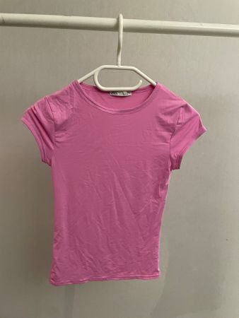 Zara T-Shirt, Pink, Sommerlich, Grösse S, Mädchen T-Shirt