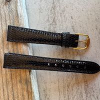 16mm Lizard Leather Watch Strap Vintage Uhrenarmband