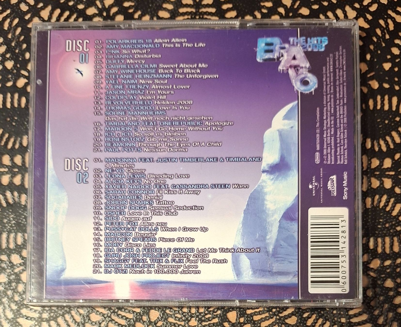 CD: Bravo Hits - The Hits 2008, 2CD Hit Compilation Sampler 2008 – Usato da Amriswil venduto da Celini3 1