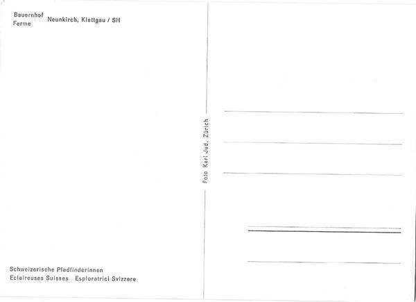 Cartoline postali: Neunkirch Bauernhof mit Pferdewagen – Usato da Olten venduto da clotaldi 1