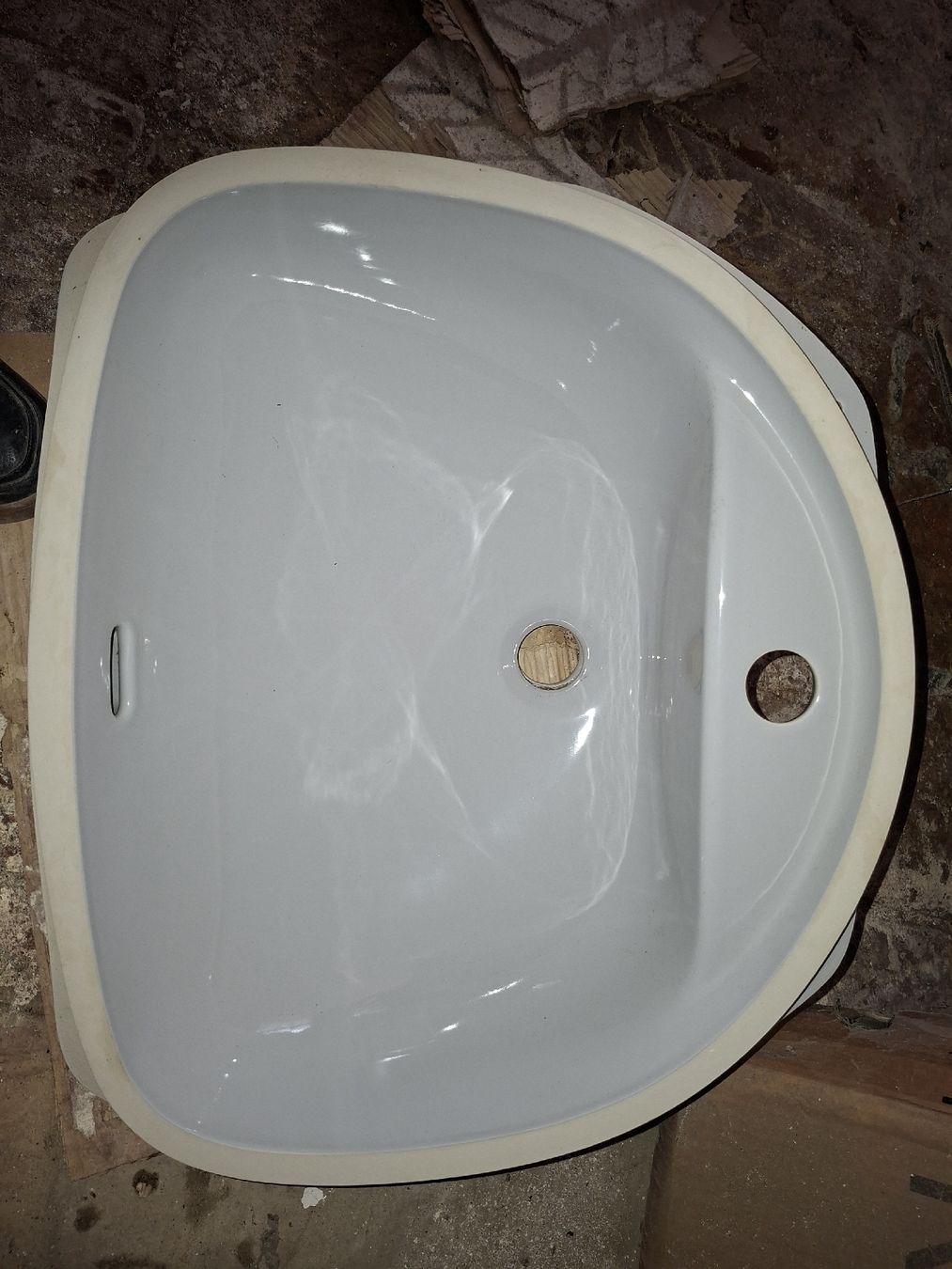 Lavabi & lavandini: Einbaulavabo hellblau 50x43 – Nuovo (secondo la descrizione) da Horboden venduto da hasel555 1