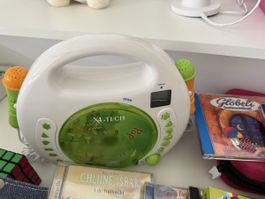 X4-TECH Kinderlieder Player mit 7 CDs guter Zustand