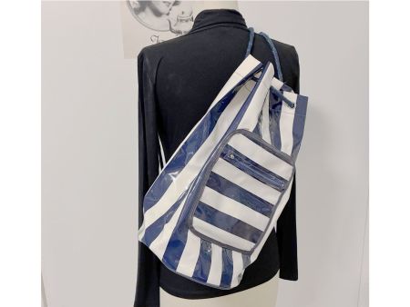 Sporttasche Tasche Matchsack Badetasche Navylook VINTAGE 70s