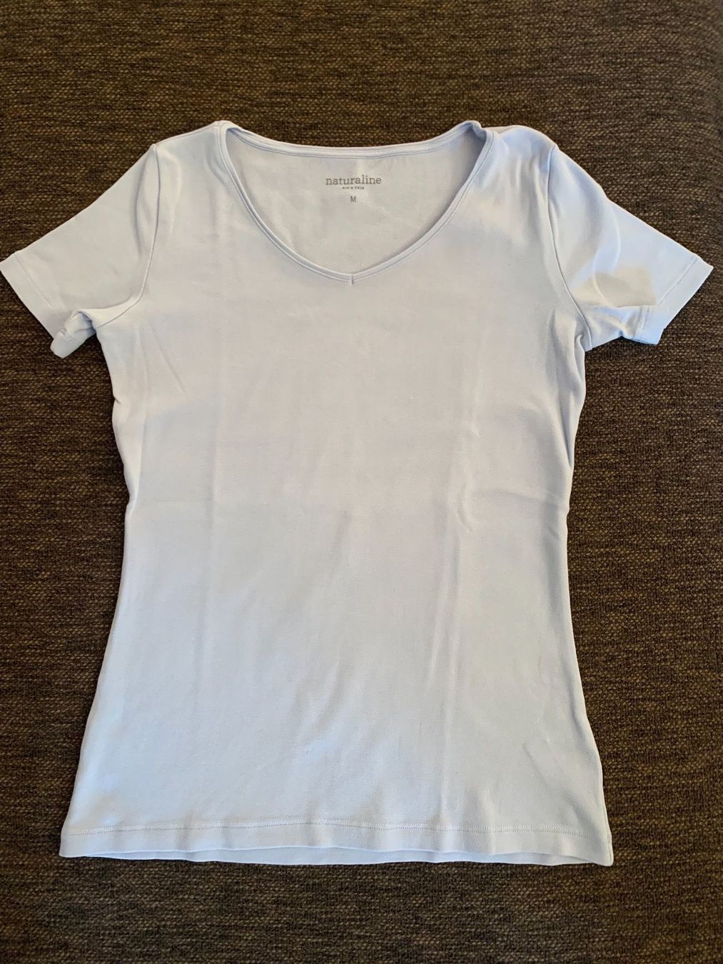 Naturaline T-shirt: Damenshirt Naturaline hellblau Gr. M Kurzarm – Usato da Basel venduto da AlSe97