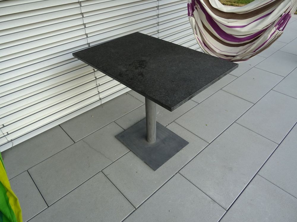 Kleiner Steintisch Granit 90cm x 60cm Kaufen auf Ricardo