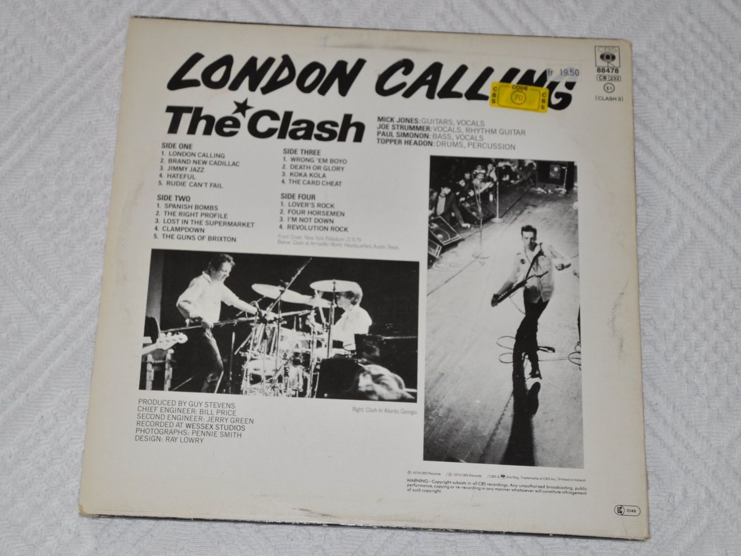 Vinyles: 2 LP The Clash - London Calling – D'occasion à Boll par Theodora15 1