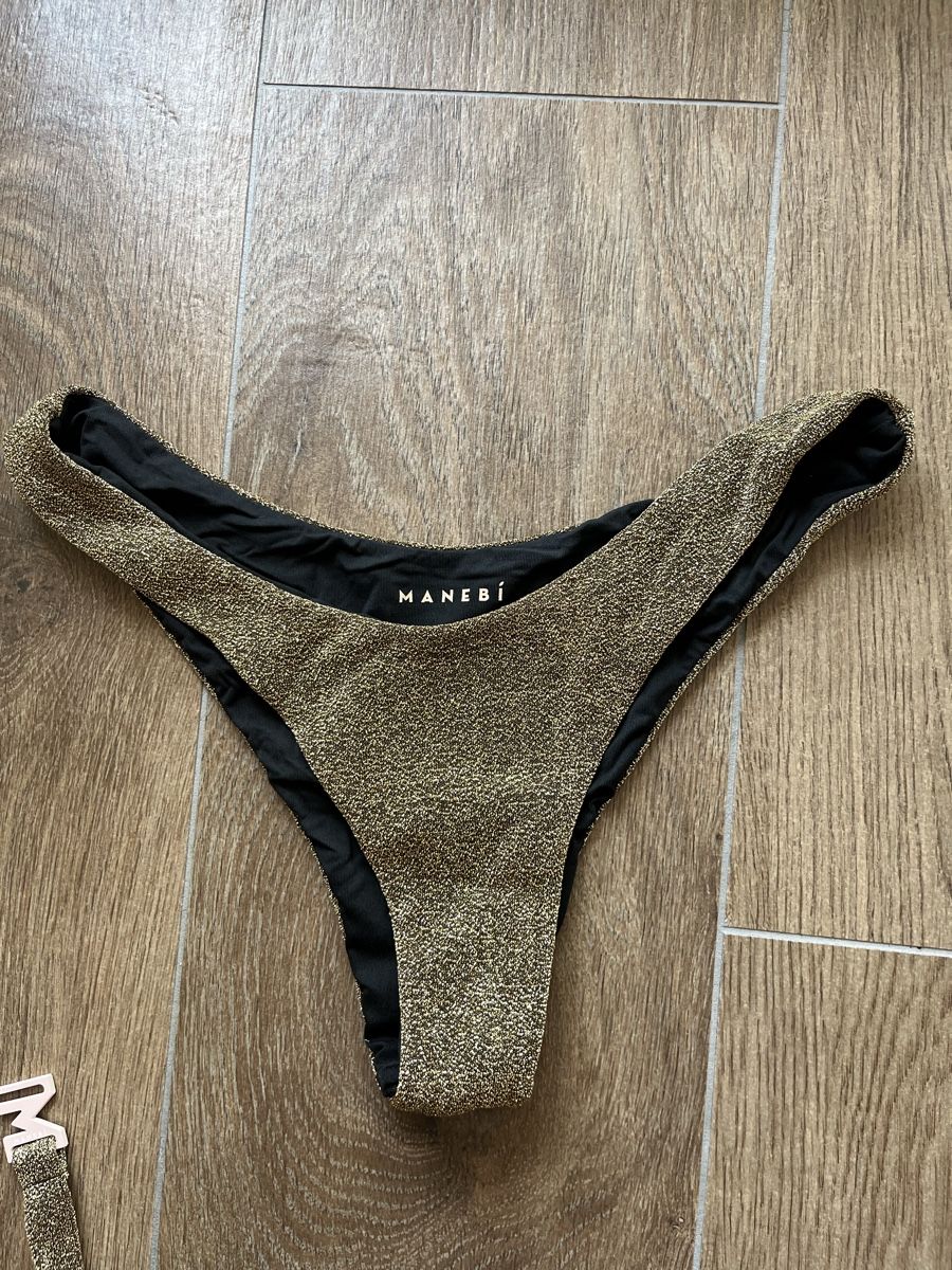 Costumi da bagno & Bikini: Maillot de bain Manebi pailleté doré, taille M – Nuovo (secondo la descrizione) da Hauterive NE venduto da Lipal 3