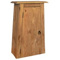 Bad-Wandschrank Massivholz Kiefer 42x23x70 cm - Gratisversan