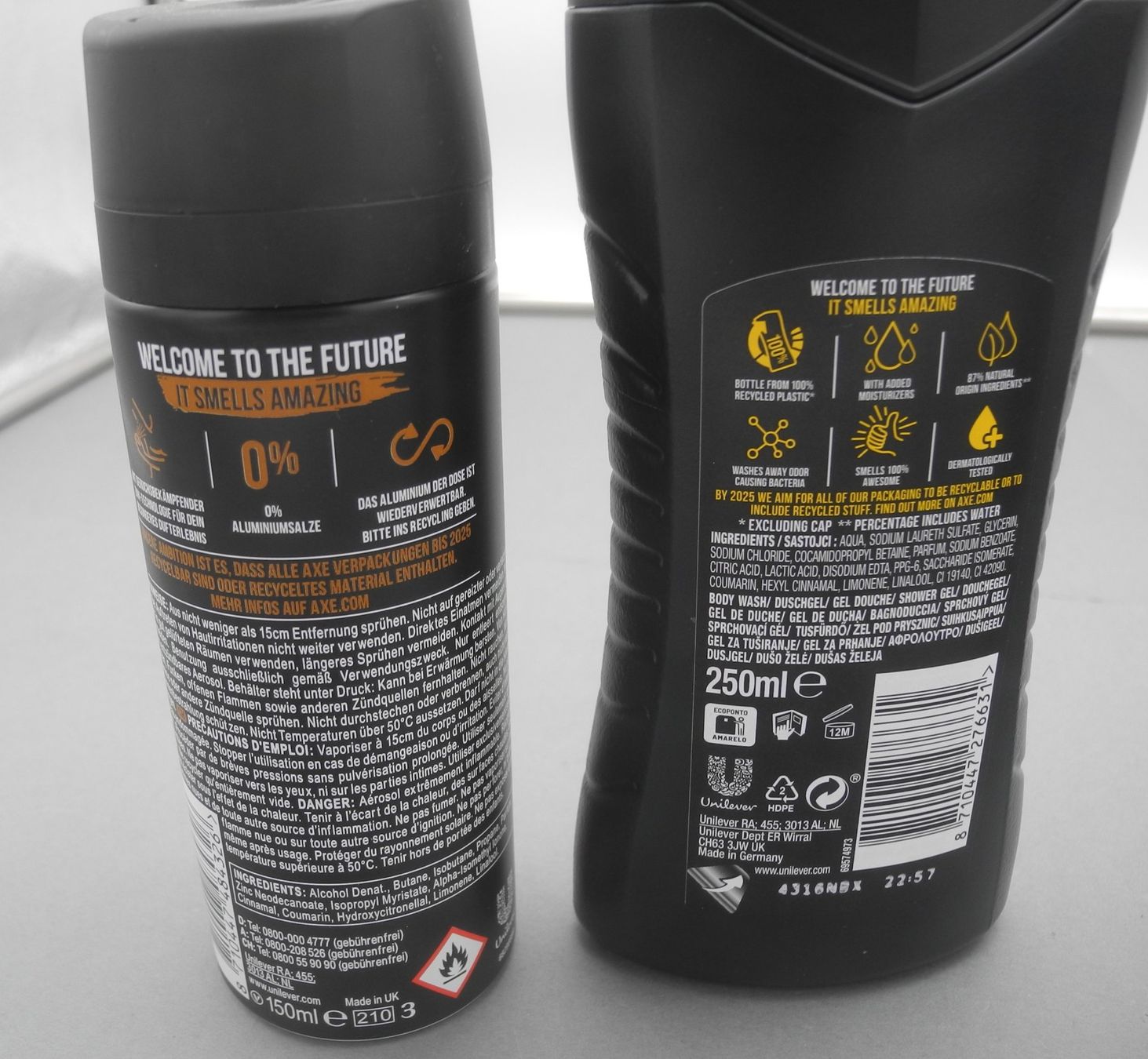 Doccia: 4 x Axe Duschgel und Deo, Nr. 50a – Nuovo e nell'imballaggio originale da Kottwil venduto da Crazyrolf 2