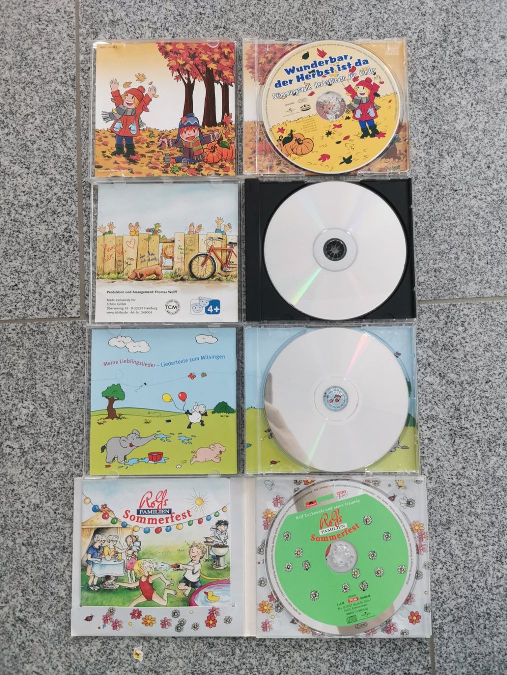 Audiolibri: 4 Kinder CDs mit Liedern - Rolf Zuckowski, Sommer, Herbst – Usato da Tägerschen venduto da mamirockt 2