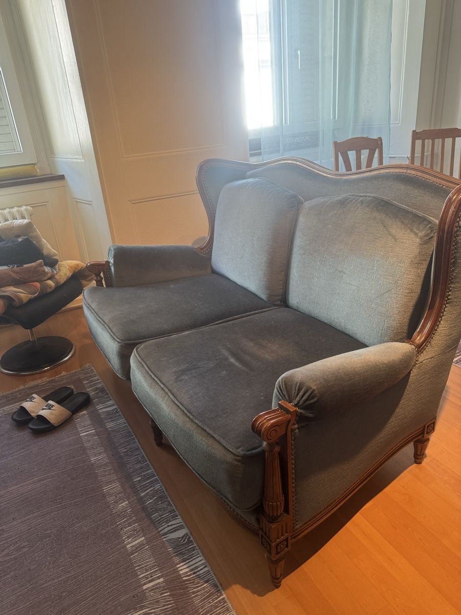 Sofas: Canapé + fauteuil ancien  – Gebraucht aus La Chaux-de-Fonds von Andy_desousa 1