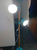 Lampe sur pied  bleue
