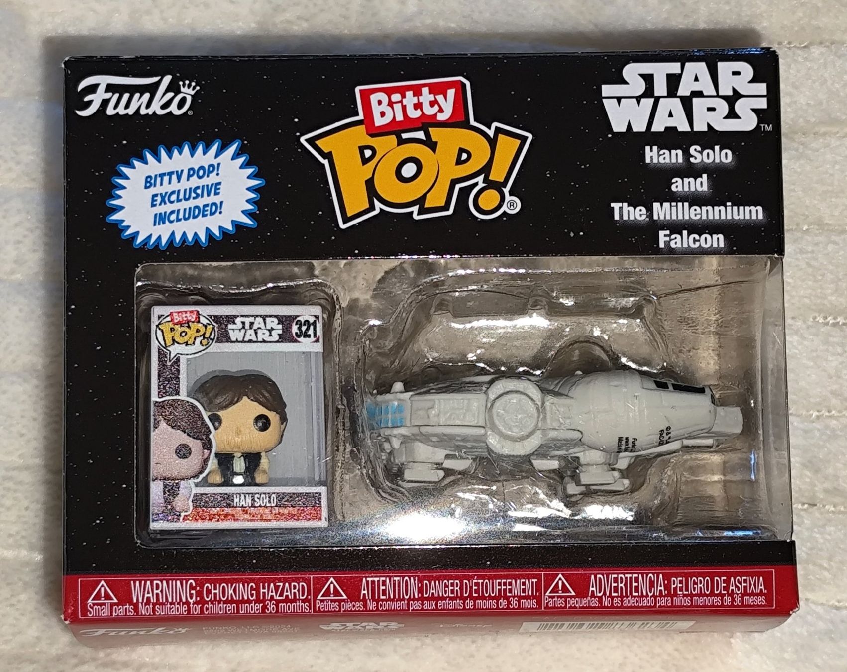 Funko Figuren: Bitty POP! Rides Han Solo Millenium Falcon NEW! – Neu und originalverpackt aus Bettingen von hamau2012