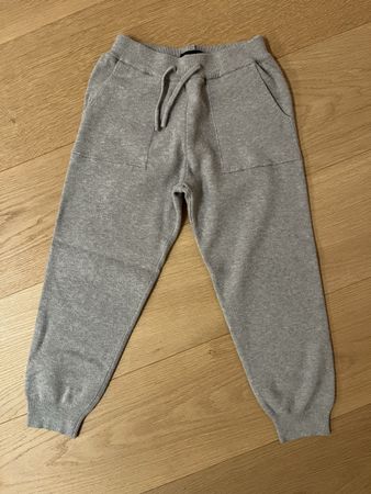 Zara Kids Grey Knit Joggers - Size 6-7  Years - EUC!