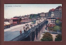 LAUSANNE - Grand Pont - Pas de Tour Bel-Air - Tram