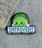 Herziger Pin Introvert Introvertiert Schildkröte INFJ INFP