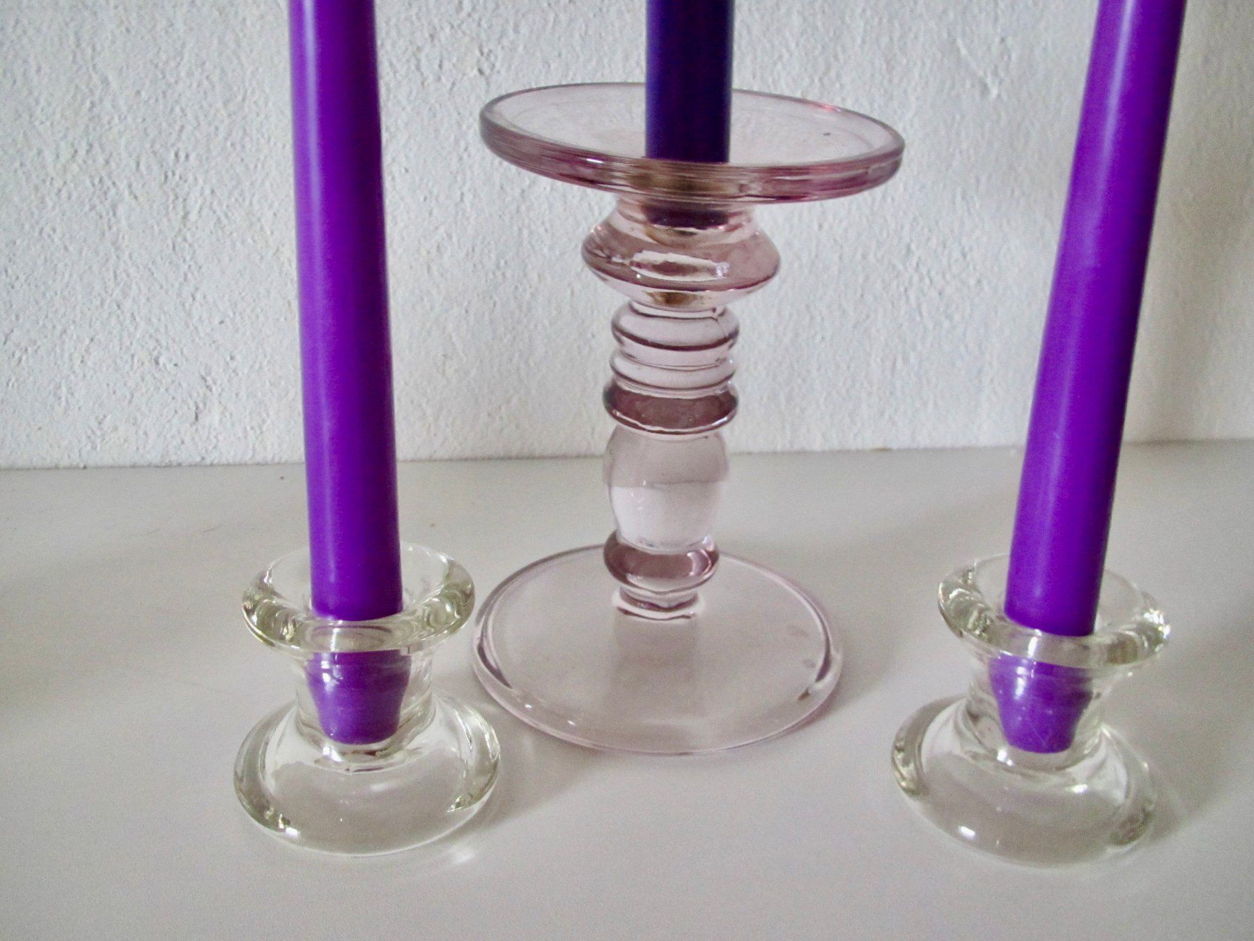 Portacandele: 3 BOUGEOIRS EN VERRE – Nuovo (secondo la descrizione) da Murten venduto da Selliot 1