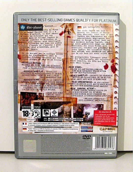 Capcom Giochi: PS2 - Resident Evil 4 (2005) – Nuovo (secondo la descrizione) da Embrach venduto da disc-planet 2