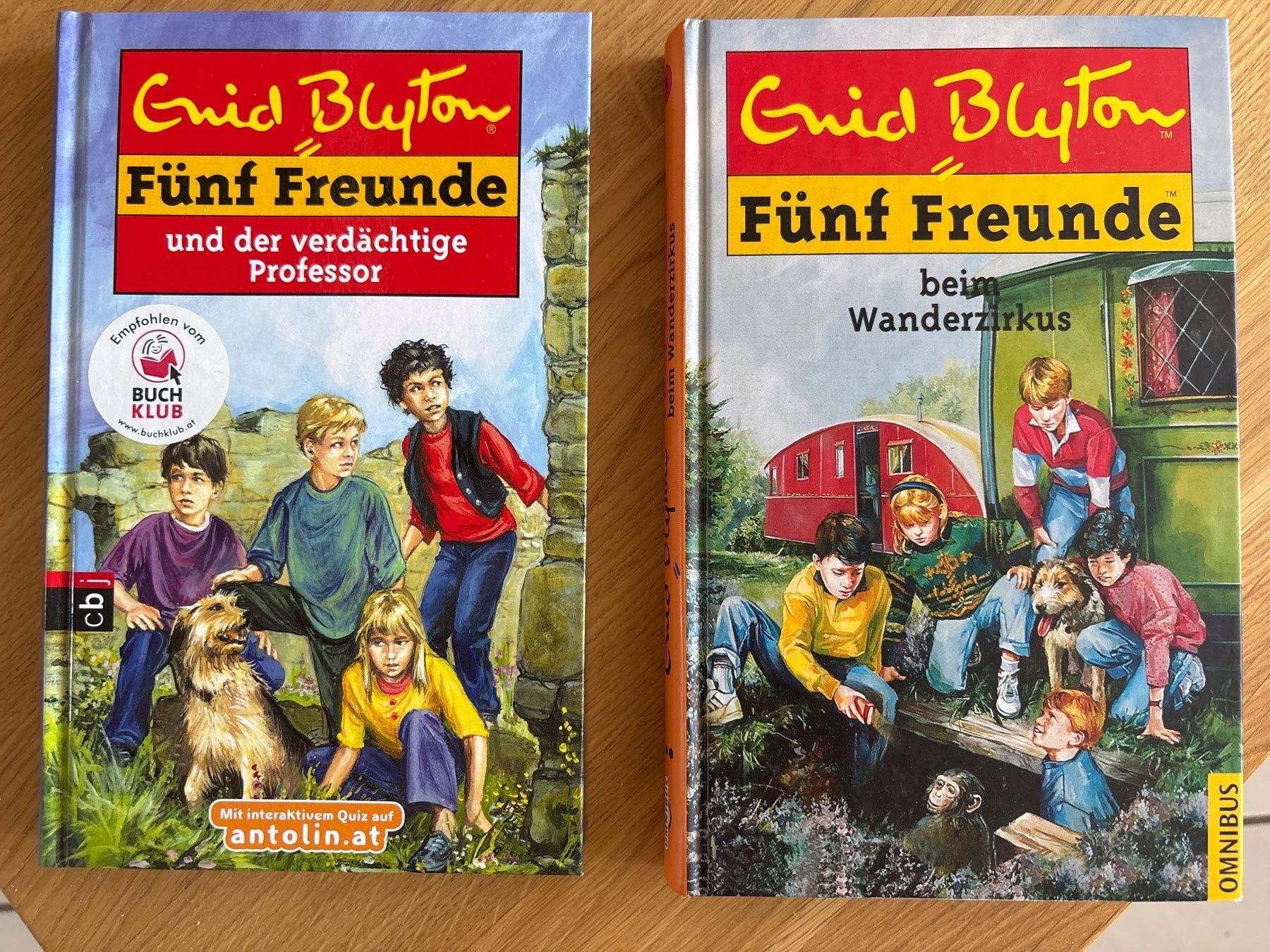 Bücher: Fünf Freunde 2 Stk. – Gebraucht aus Orpund von fredrik76