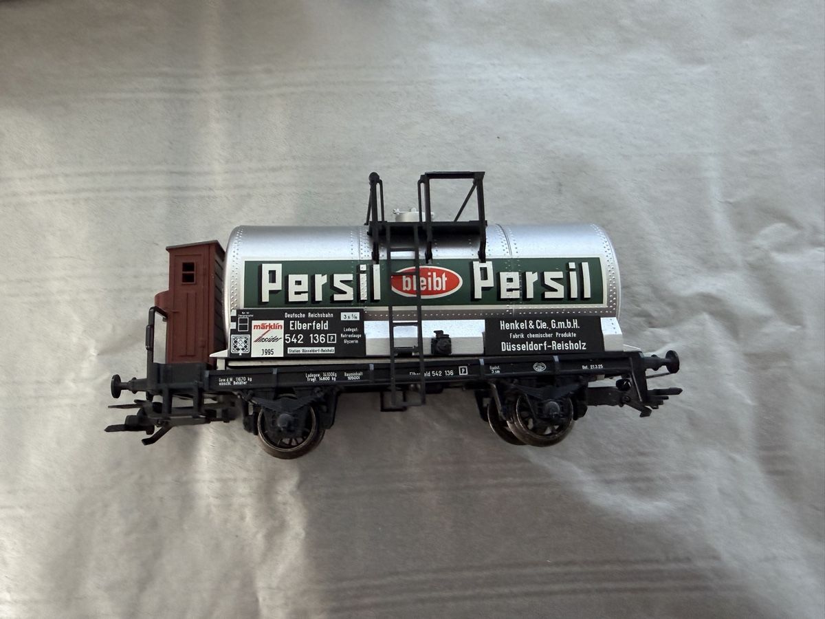Märklin Modellini di ferrovie: wagon Märklin 84870 (Persil)  – Usato da Echallens venduto da JAR69