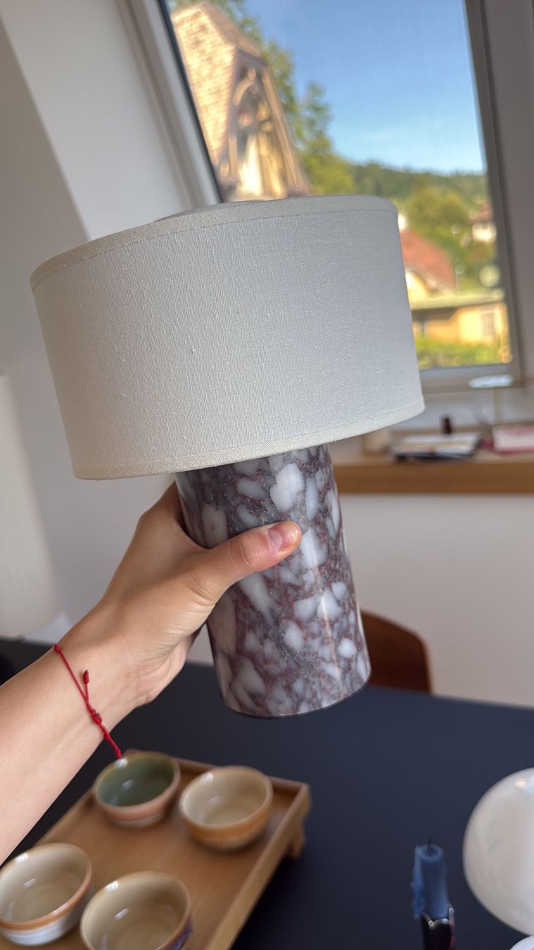 Lampade: Viola Marble Portable Table Lamp – Nuovo (secondo la descrizione) da Horgen venduto da IRG_88 4