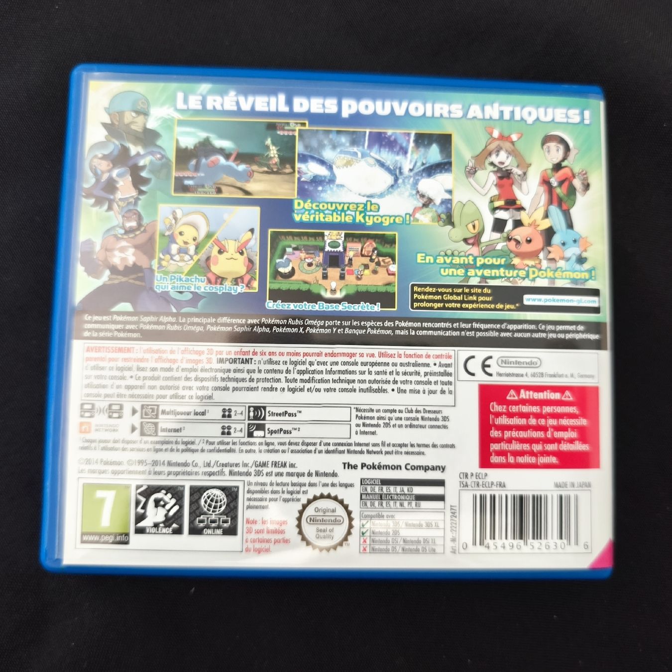 Giochi: Pokémon Saphir Alpha - Nintendo 3DS – Usato da Montet (Broye) venduto da Mimsoline 2