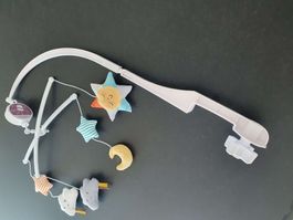 Mobile musical bébé Sauthon étoiles et lune - bon état