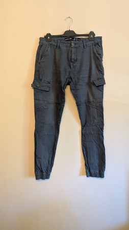 INDICODE JEANS Cargohose dunkelgrau Grösse XL