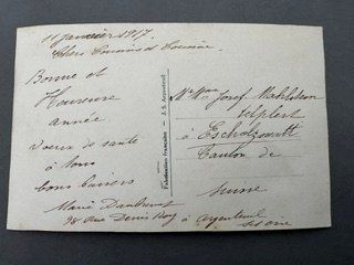 Cartoline postali: SEIDENPOSTKARTE 1917 – Usato da Honau venduto da Ritika 1