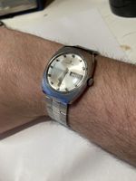 Edox Dia Matic Day Date Vintage Uhr der 70 er , 35 mm