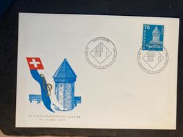 Schweiz 1967 Sonderstempel Sängerfest Luzern