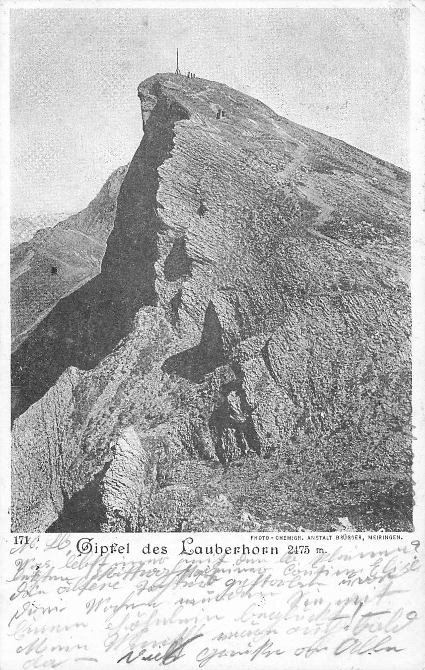 Cartoline postali: Gipfel des lauberhorn – Usato da Biasca venduto da Blenio71