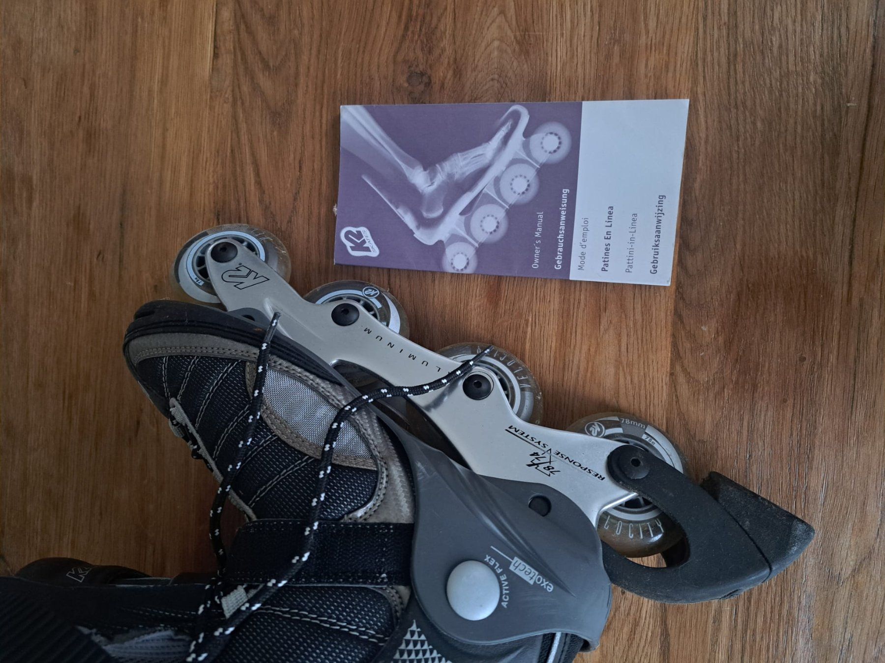 K2 Inline-Skating & Rollschuhe: K2 Inlineskates Velocity Ti-M, Grösse 42.5 – Gebraucht aus Wolfhausen von Dragons01 3