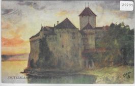 Chateau de Chillon - Künstlerkarte