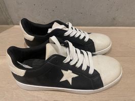 Damenschuhe Gr. 40 schwarz-weiss/Neu/OVP