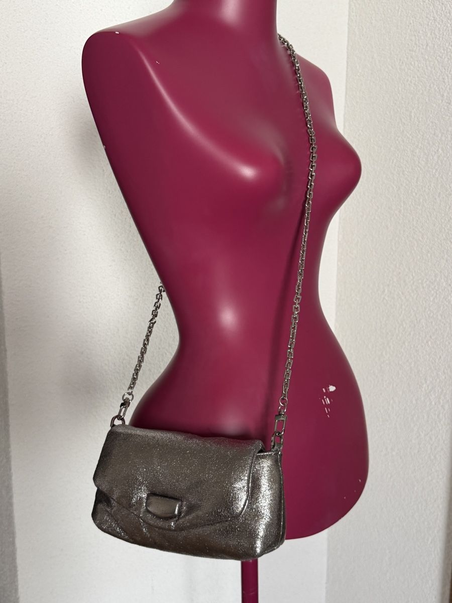 Zara Borse da donna: Zara Umhängetasche silber – Usato da Niederuzwil venduto da Lisascloset