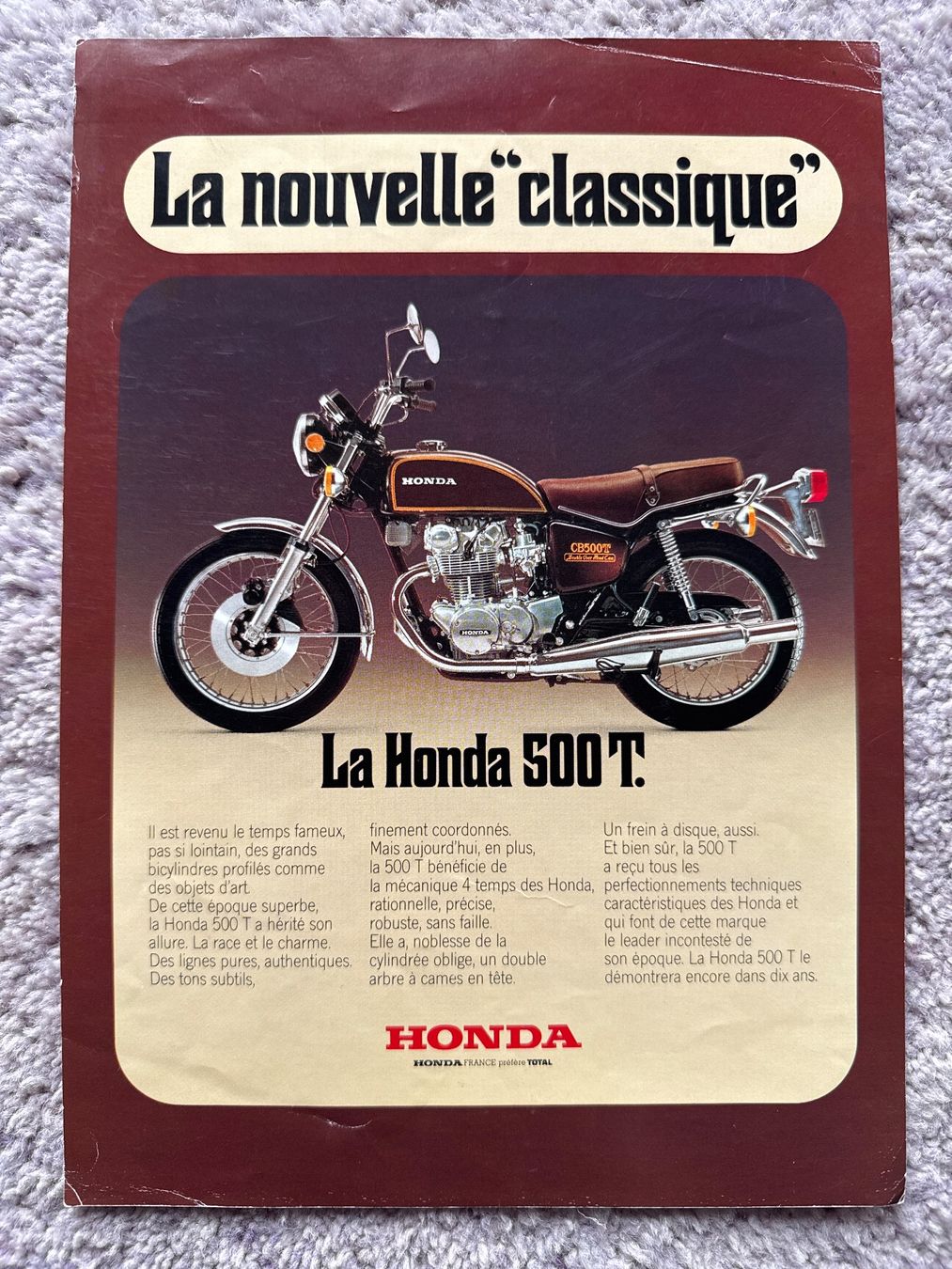 Honda Strasse: Honda CB 500 T  /  500T – Gebraucht aus Morrens VD von kawah2